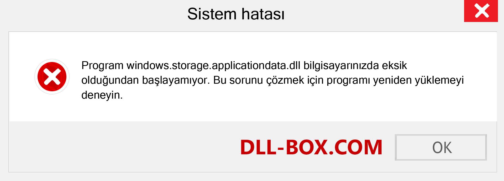 windows.storage.applicationdata.dll dosyası eksik mi? Windows 7, 8, 10 için İndirin - Windows'ta windows.storage.applicationdata dll Eksik Hatasını Düzeltin, fotoğraflar, resimler